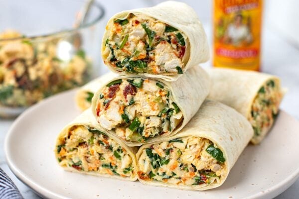 Healthy Chicken Salad Wraps