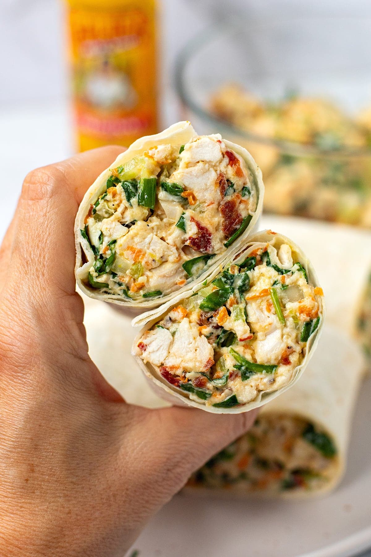 Chicken Salad Wraps.