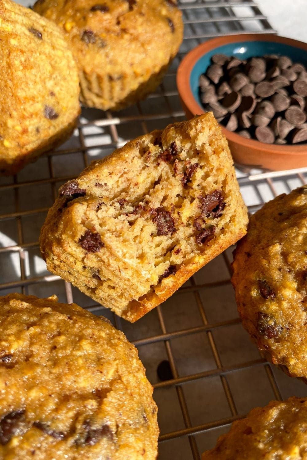 Chocolate Chip Plantain Muffins