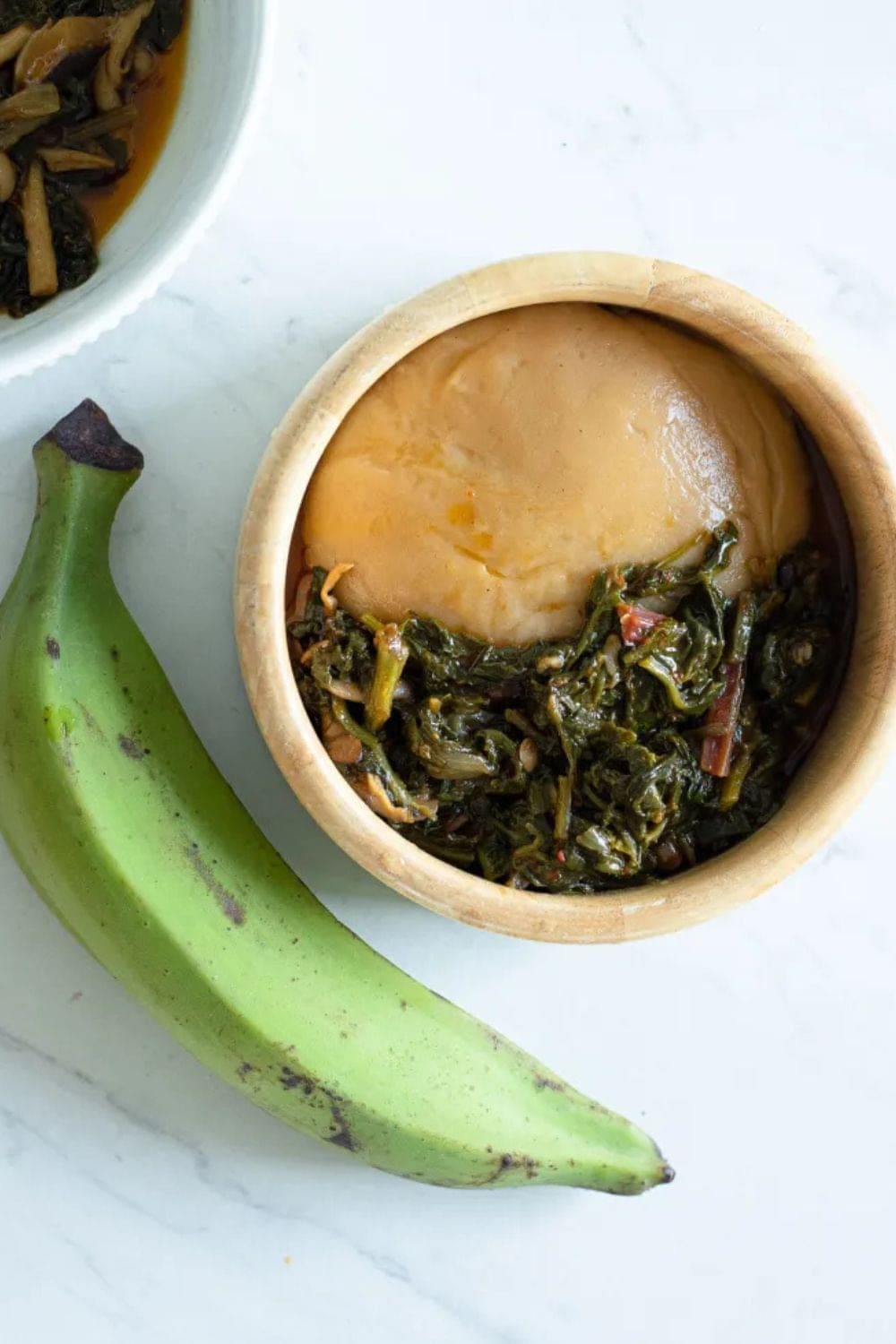 Healthy and Easy Plantain Fufu from Scratch