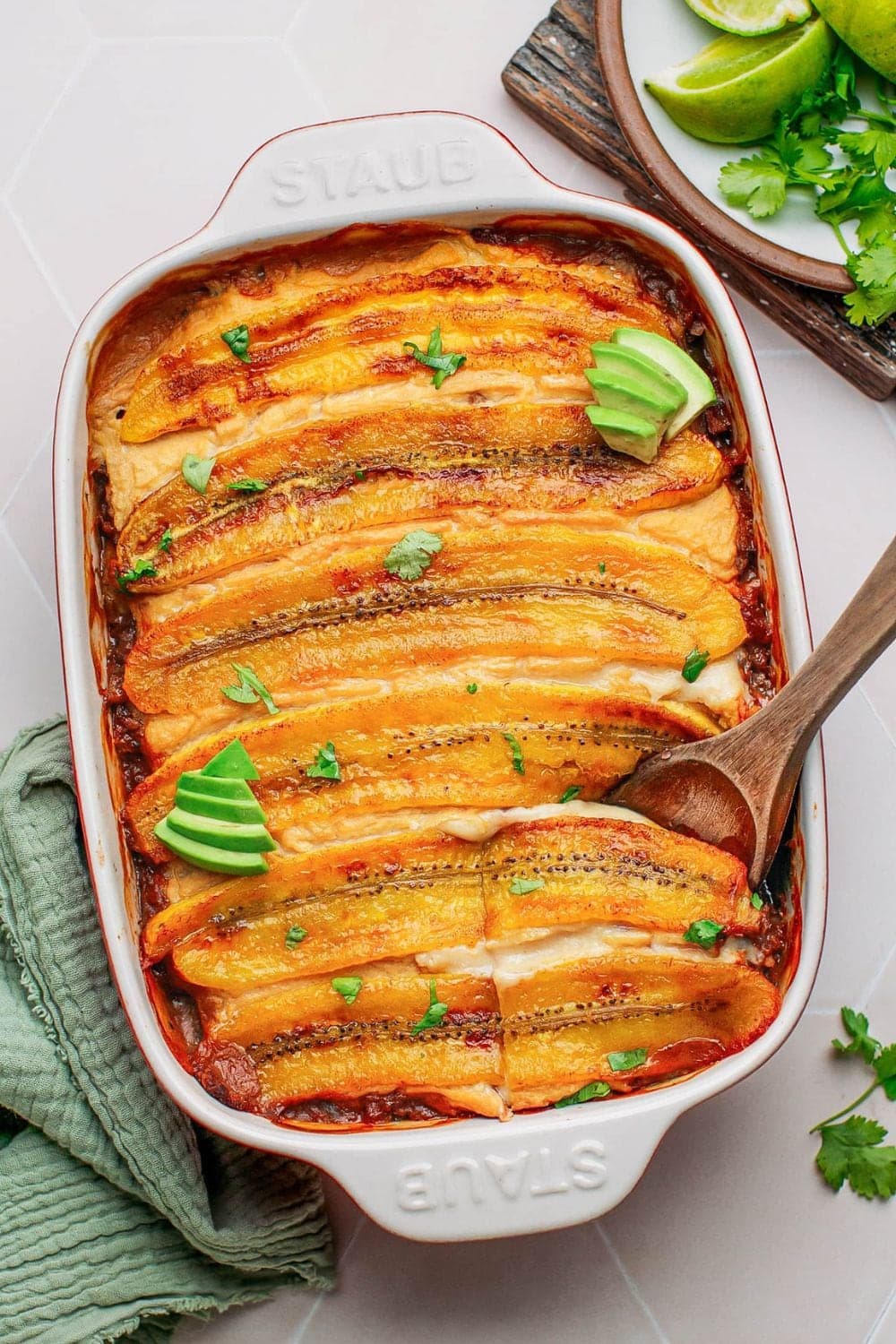 Vegan Plantain Lasagna (Pastelon)