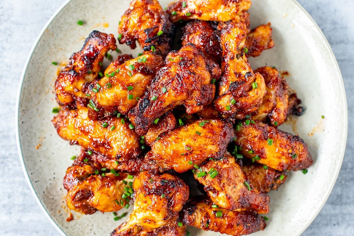 Air Fryer BBQ Chicken Wings
