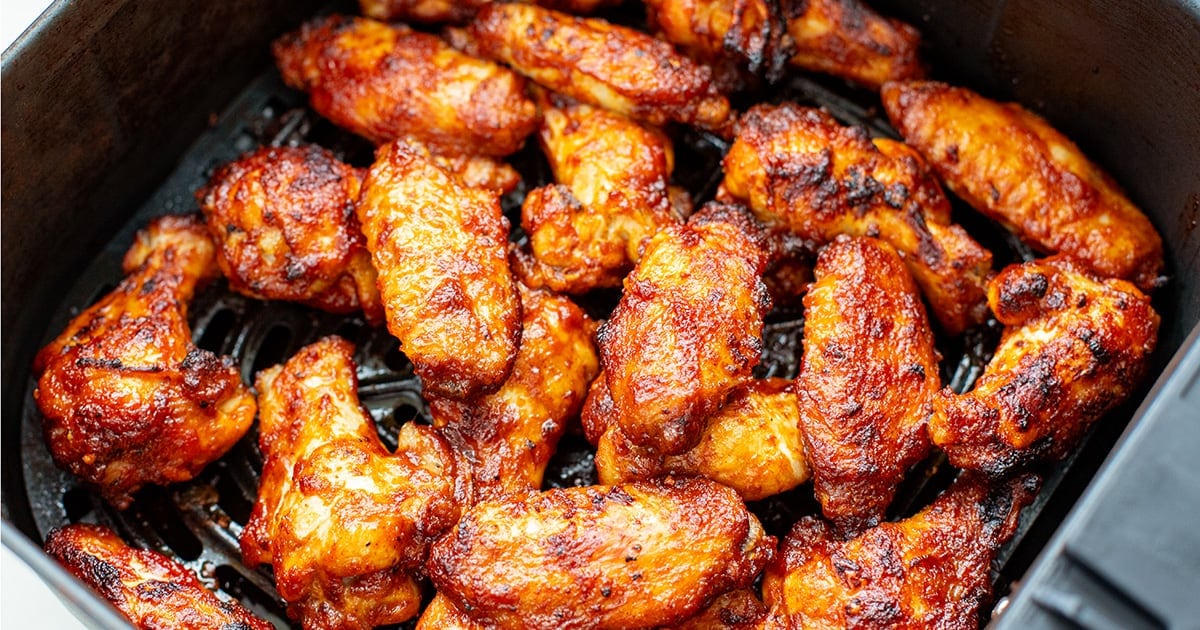 Air Fryer BBQ Chicken Wings
