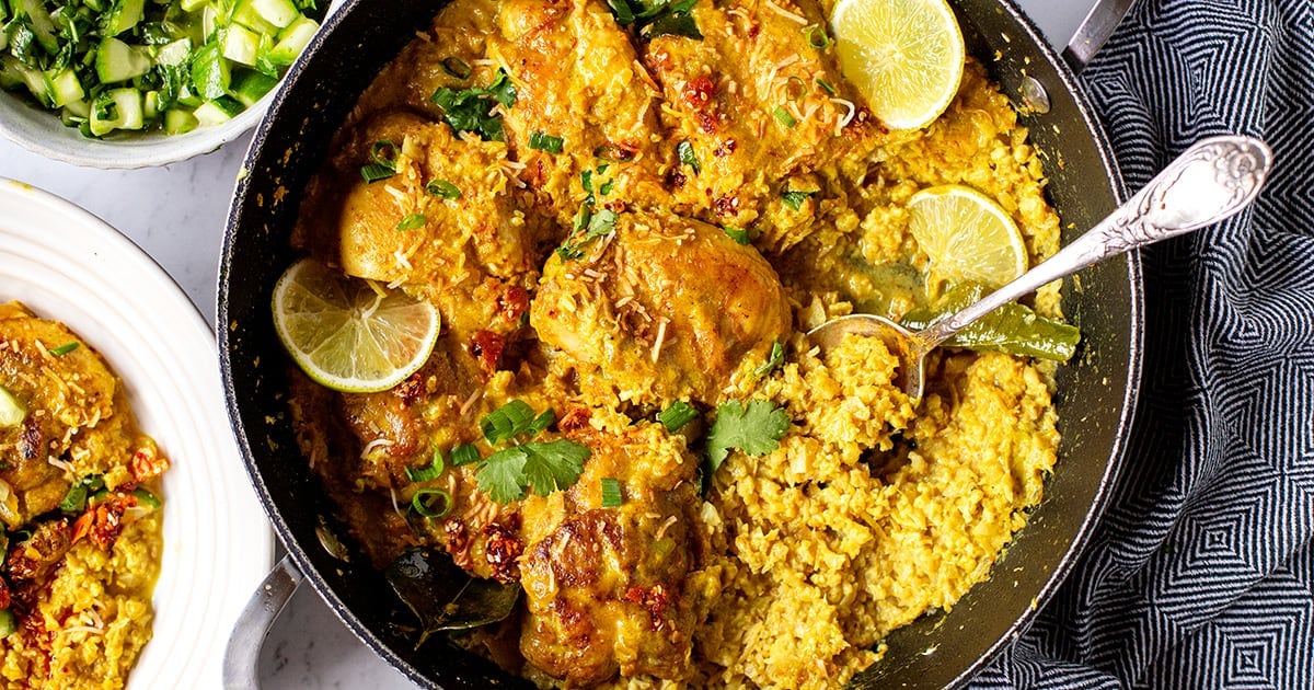 Coconut Chicken & Cauliflower Rice