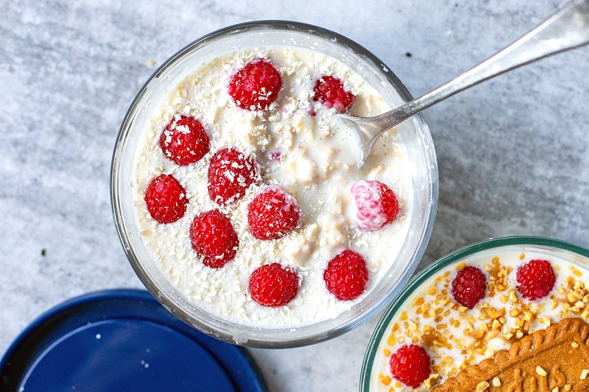White Chocolate Raspberry Oats