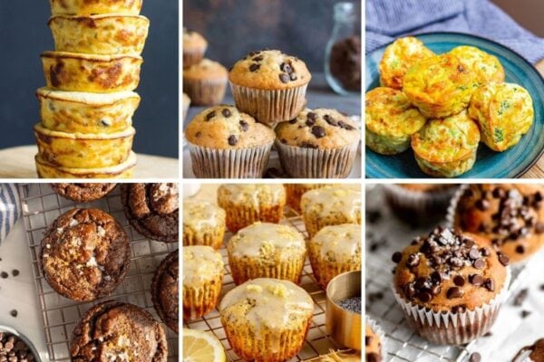 15+ Protein Muffins (Sweet + Savory)