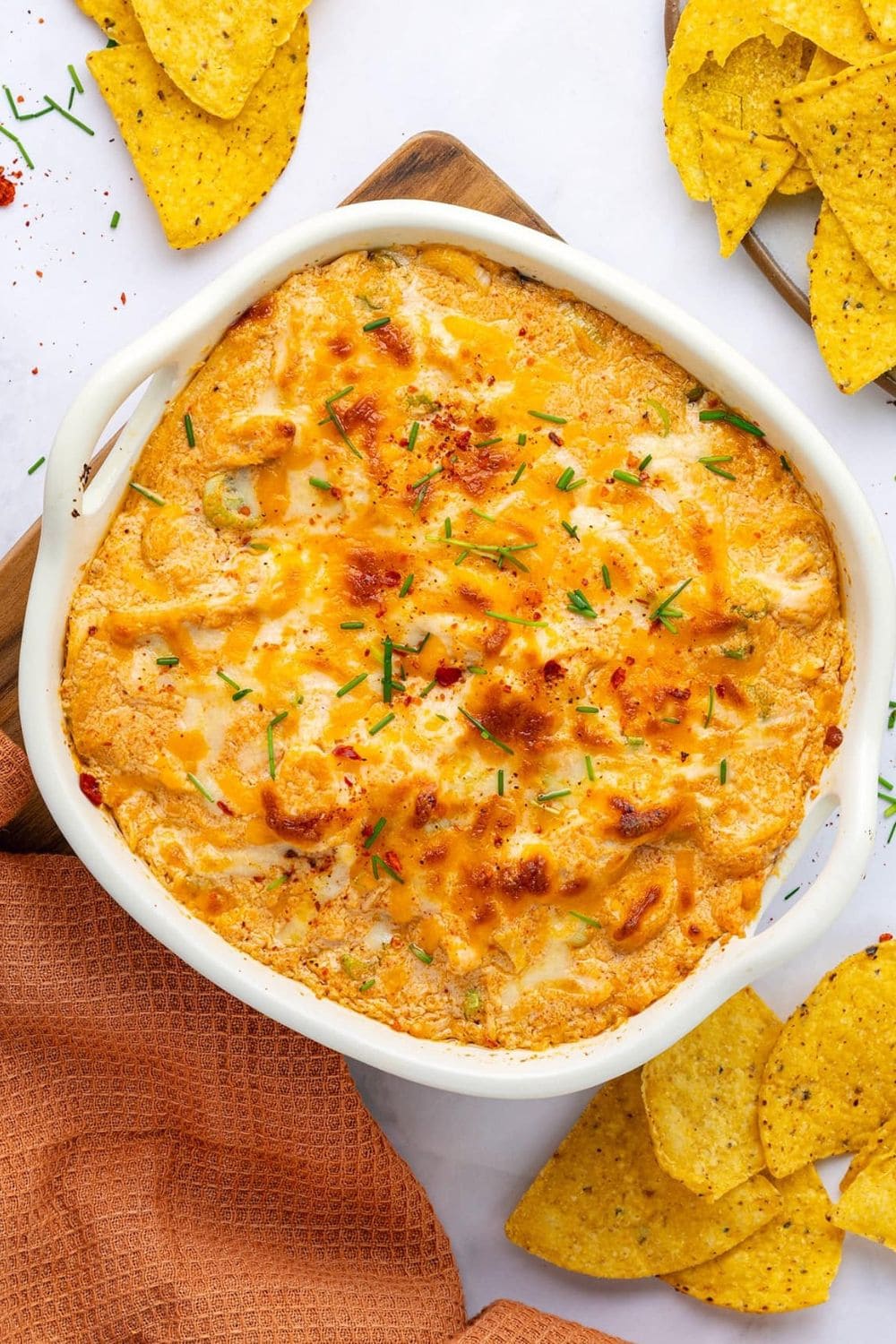 Buffalo Chicken Dip with Cottage Cheese