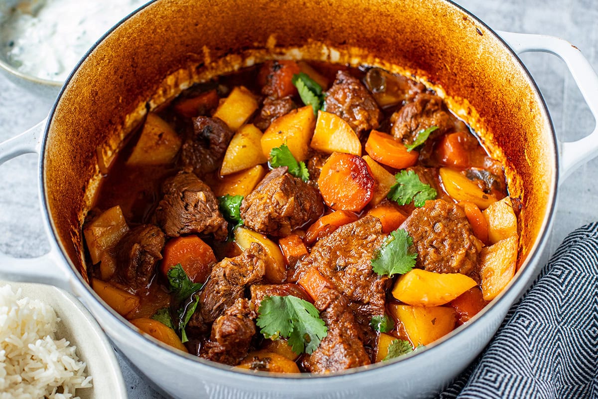 Lamb Pot Roast (Indian-Style)