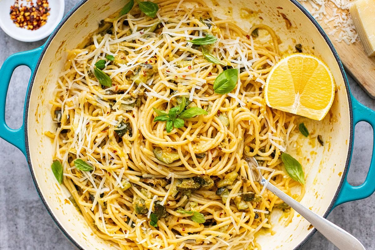 Lemon Zucchini Pasta
