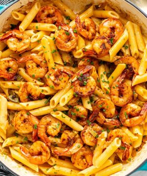 Creamy Cajun Shrimp Pasta