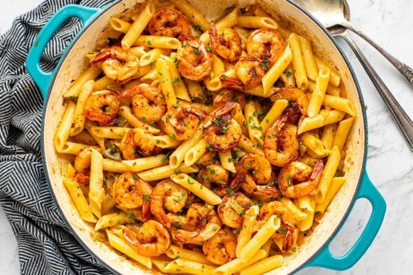 Creamy Cajun Shrimp Pasta