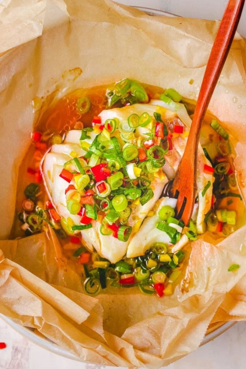 Chinese Steamed Cod Fish