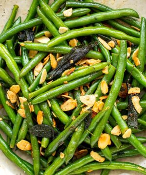 Green Beans Almondine With Sage Brown Butter