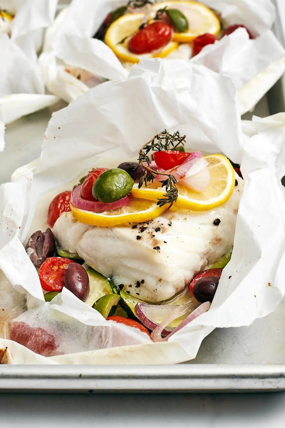 Mediterranean Cod En Papillote