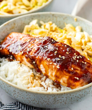 Teriyaki Salmon Bowls