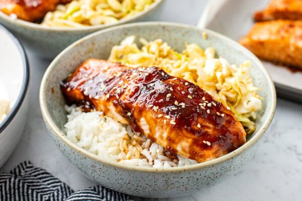 Teriyaki Salmon Bowls