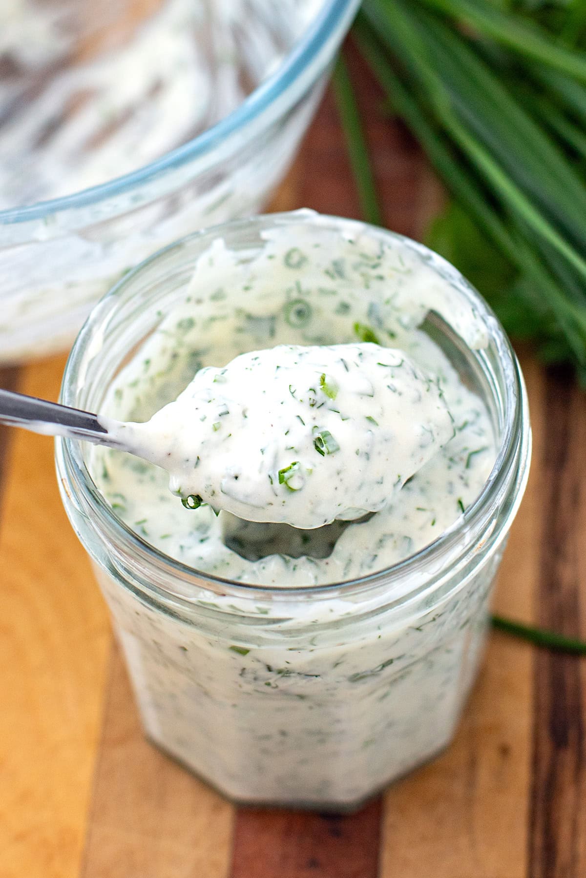 Healthy Yogurt Ranch Dressing.