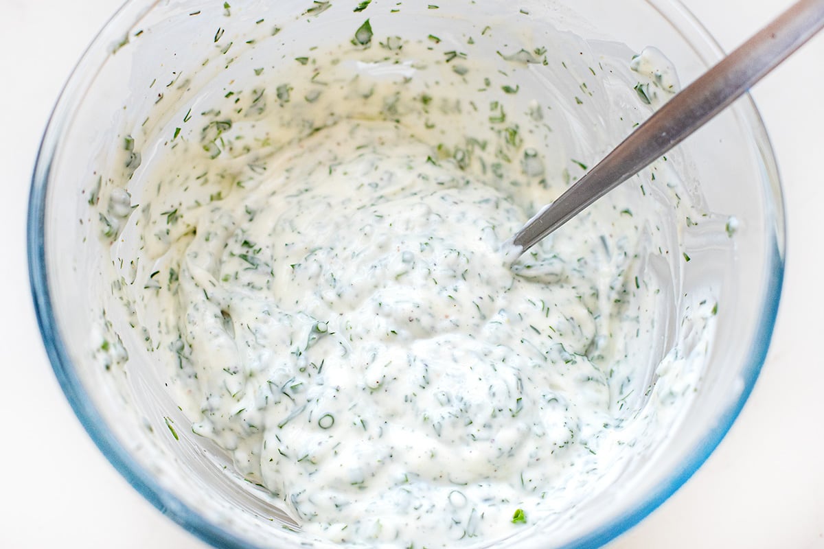 Whisk ingredients together