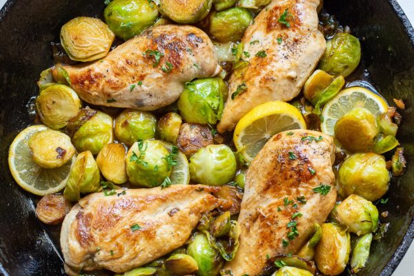 Chicken & Brussels Sprouts Skillet