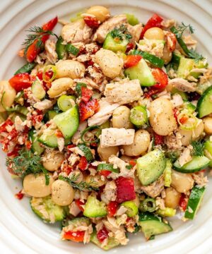 Tuna white bean salad