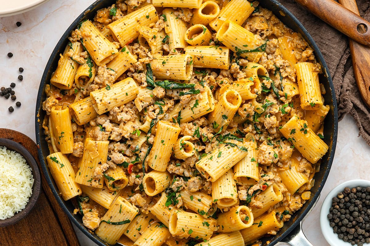 Creamy Italian Sausage Pasta