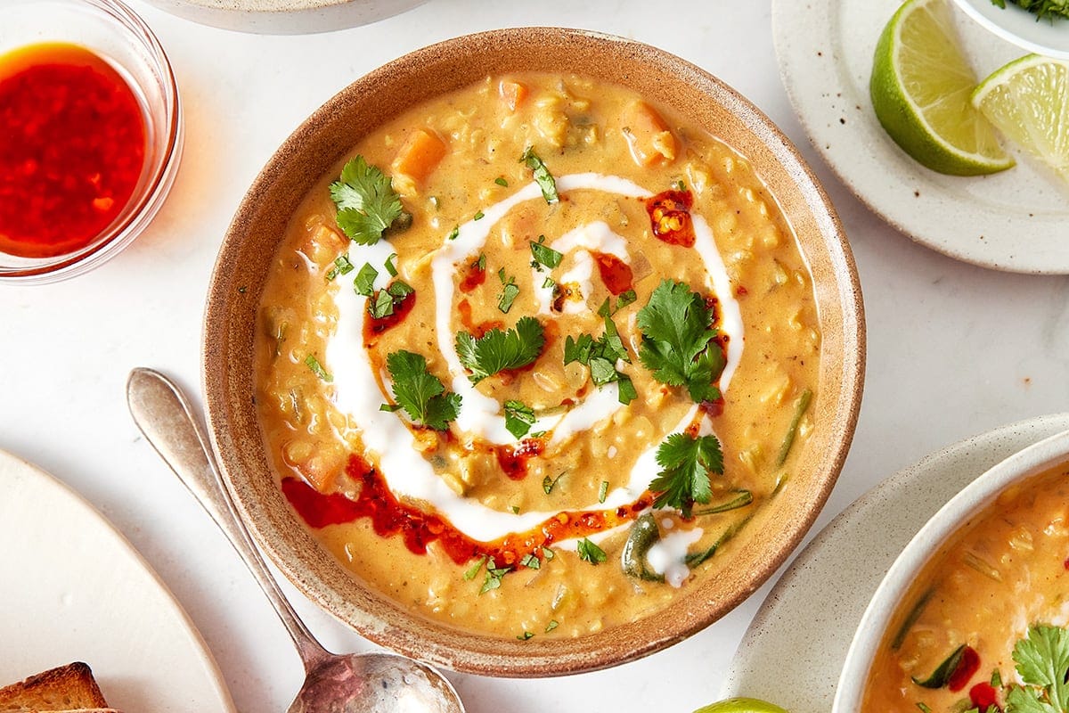 Coconut Red Lentil Soup