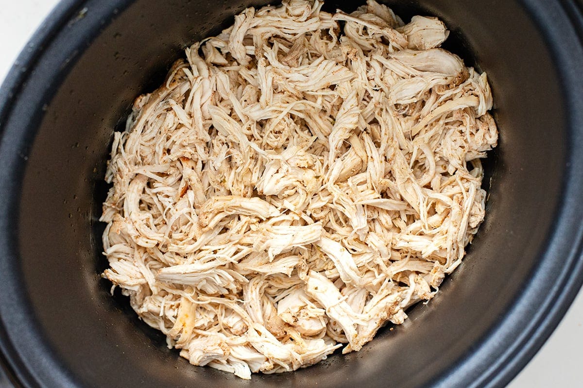 Shredded Chicken In A Slow Cooker