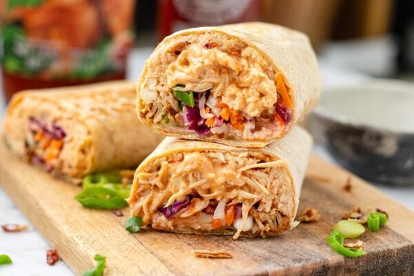Bang Bang Chicken Wraps