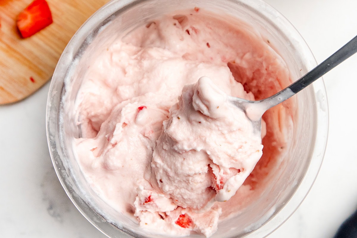 Ninja Creami Strawberry Ice Cream