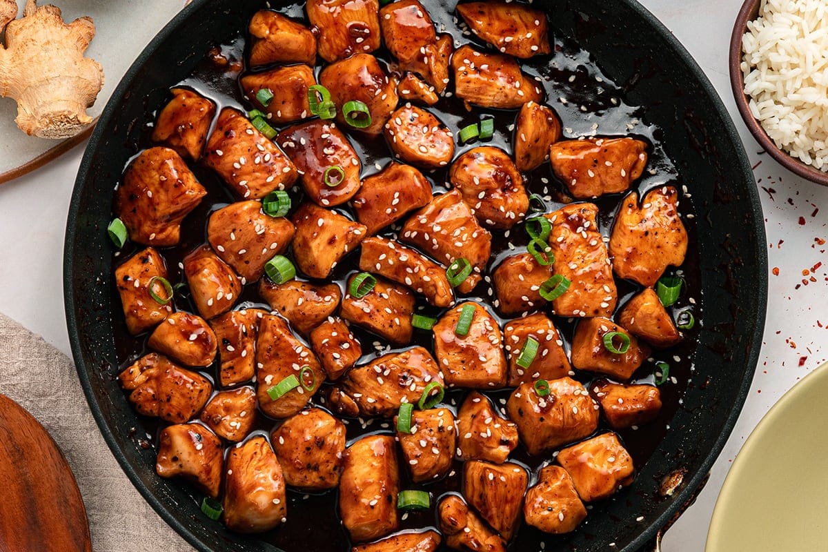 Honey Bourbon Chicken