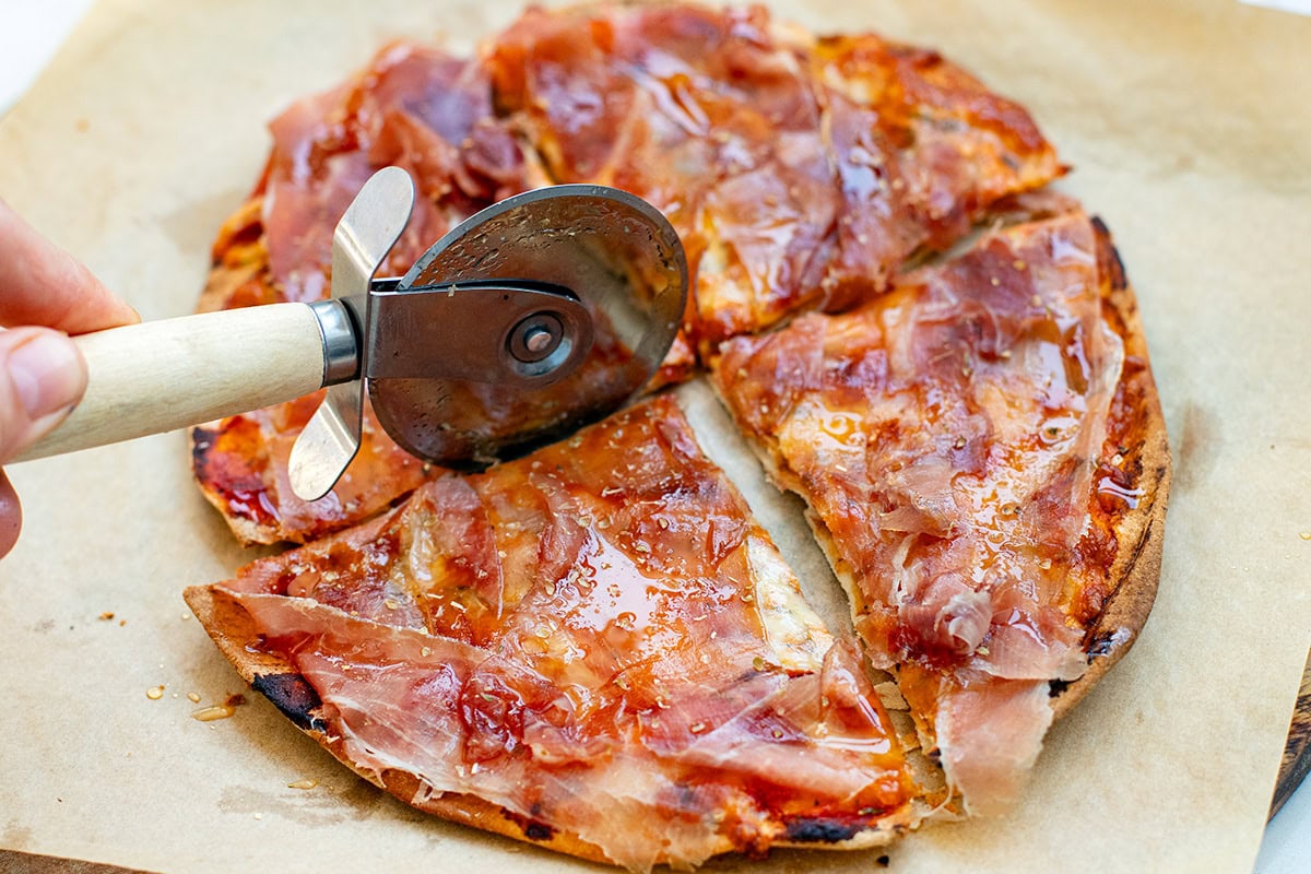 Hot Honey Prosciutto Pizza