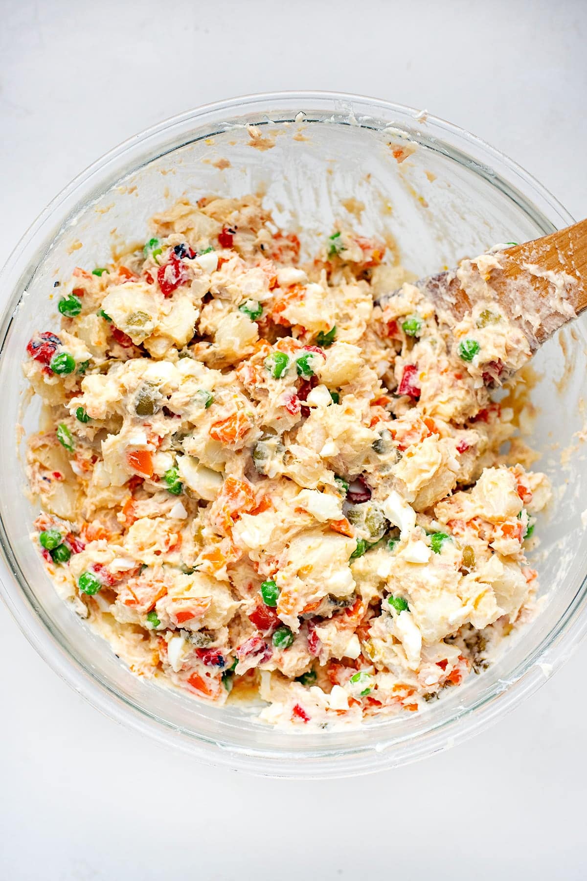 Ensalada Rusa (Spanish Potato Salad with Tuna)