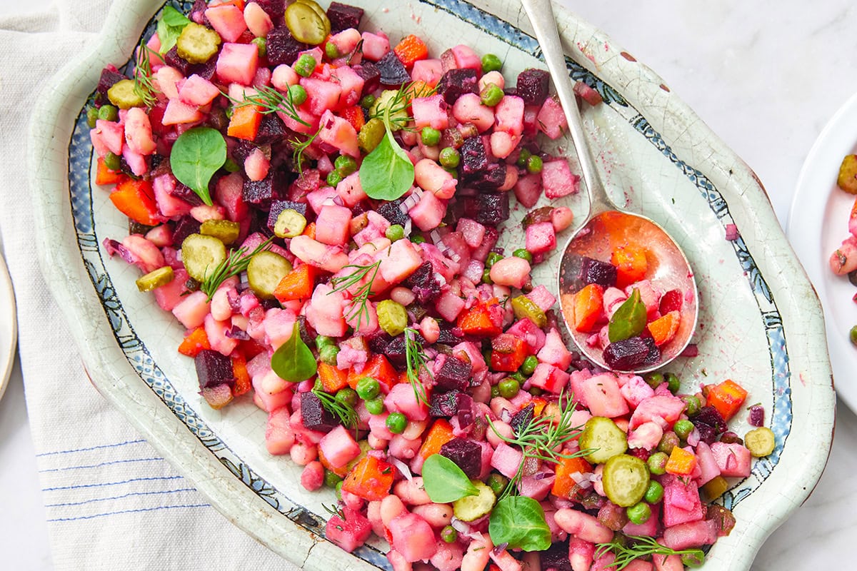 Vinegret (Beet and Potato Salad)