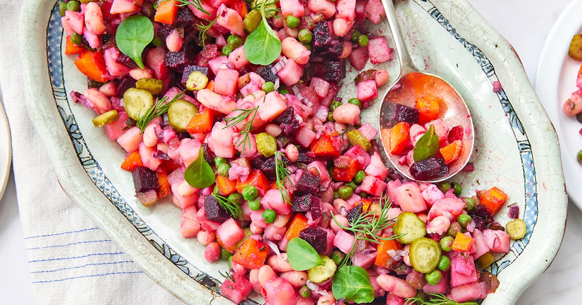 Vinegret (Beet and Potato Salad)