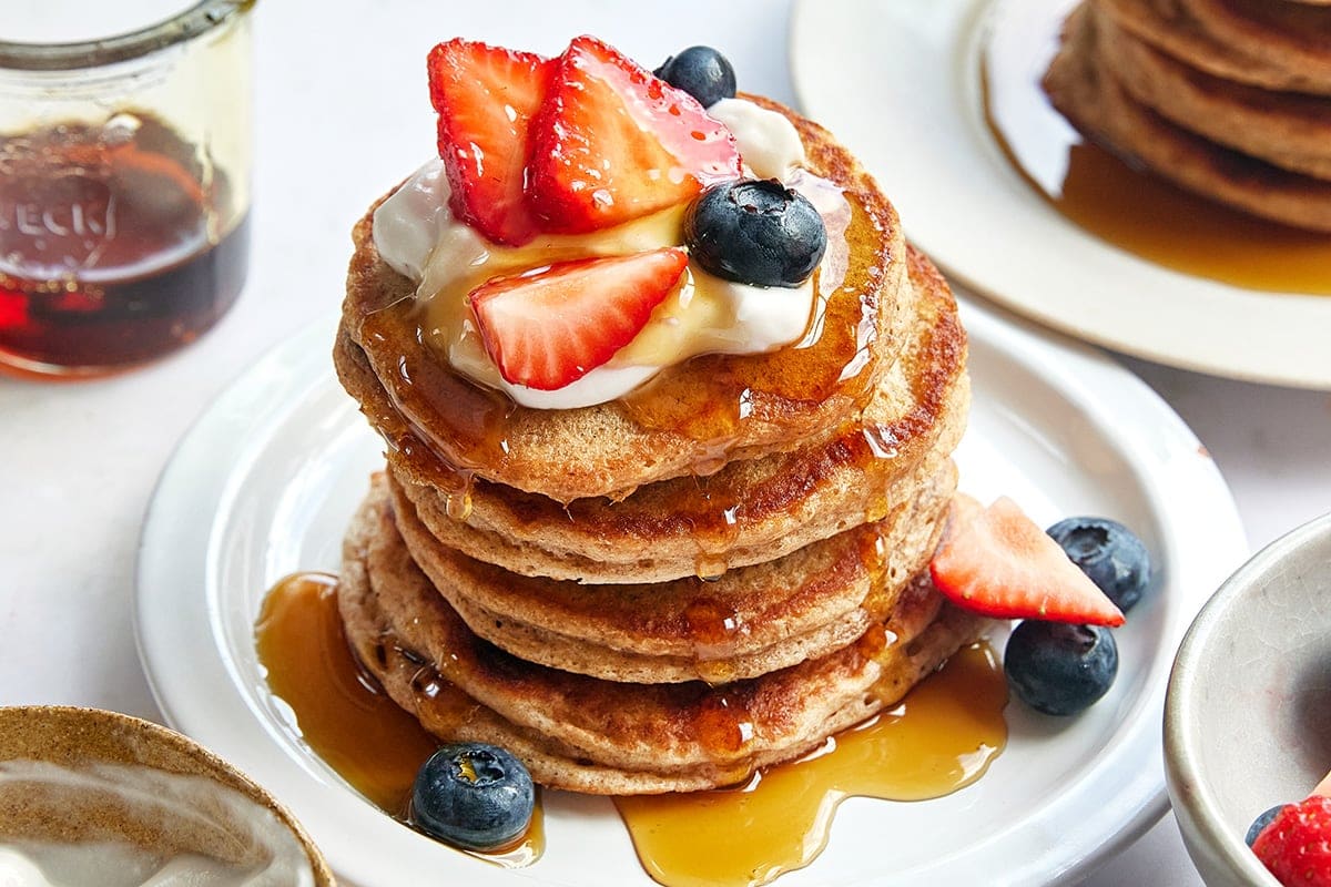 Banana Buckwheat Pancakes (Gluten-Free)