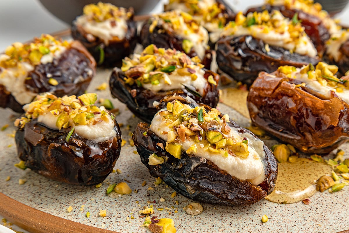 Goat Cheese Stuffed Dates