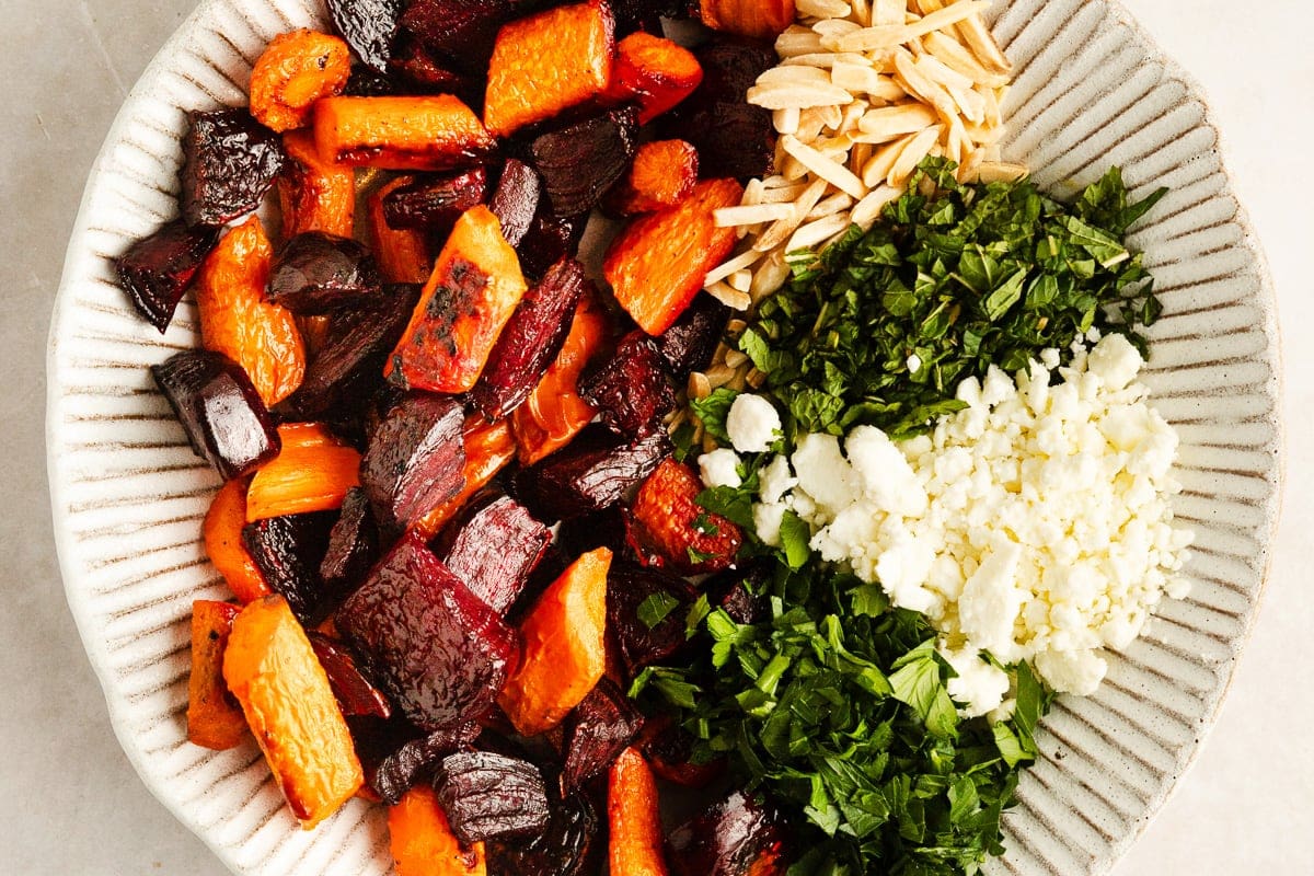 Roasted Beets and Carrots